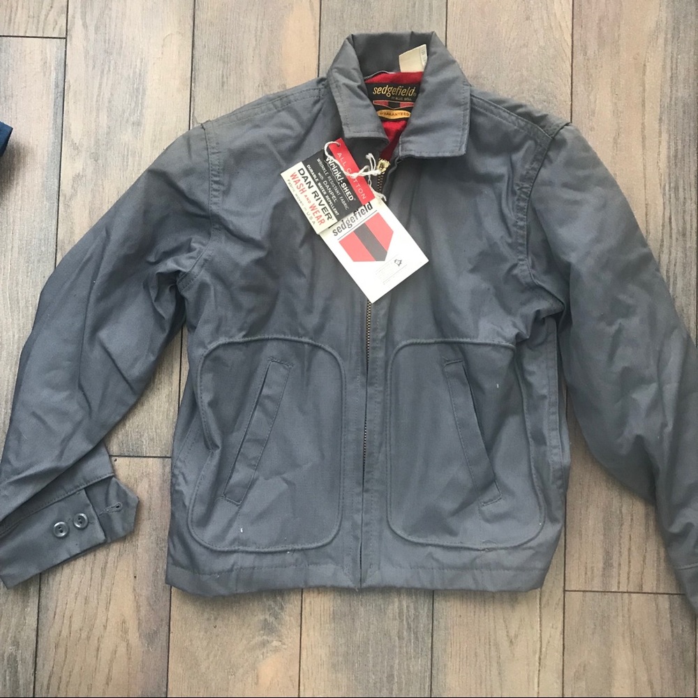Vintage 50s NOS Blue Bell lined Harrington Jacket